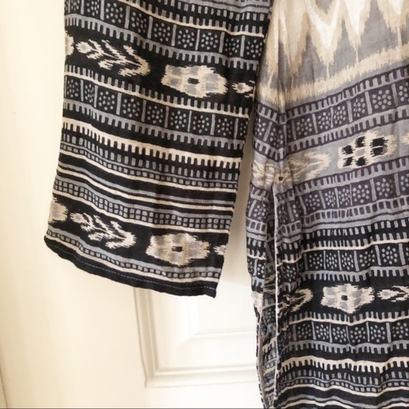 Calypso St. Barth | Gauze Embroidered Boho Tunic Top Swim Beach Small - Picture 6 of 16